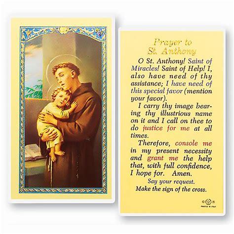 saint anthony prayer.